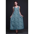 thumbnail image 2 of Bimba Robe Longue en Rayonne Imprimée Florale pour Femmes Chic Bohème Été Maxi Plage - Très Petit, 2 of 4