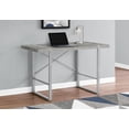 thumbnail image 3 of Monarch Specialties Computer Desk, Home Office, Laptop, 48"l, Work, Metal, Laminate, Grey, Contemporary, Modern, 3 of 4