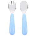 thumbnail image 1 of 1 Set of Children Fork Spoon Kids Dining Tableware for Home Children Eating Gadget, 1 of 8