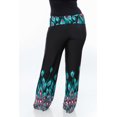 thumbnail image 3 of White Mark Pantalon Palazzo Imprimé pour Femmes, 3 of 4
