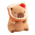 thumbnail image 4 of HILABEE Capybara Toy Cute Capybara Stuffed Animal 30cm Comfortable Kids Room Decor bread light brown, 4 of 9