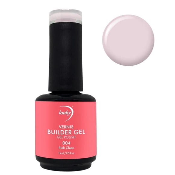 LOOKY| Builder Nail Gel | Long-Lasting Builder Gel for your Flawless Nail Extension |Professional Salon Quality | Easy Application Bottle | Love |15ml