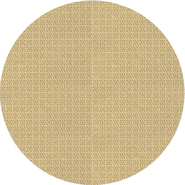 Ahgly Company Tapis d'Intérieur Lavable en Machine Carré Caramel Brun, 3 Pieds Carré