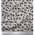 thumbnail image 1 of Soimoi Rayon Fabric Stripe & Cat Animal Print Fabric by Yard 56 Inch Wide, 1 of 3