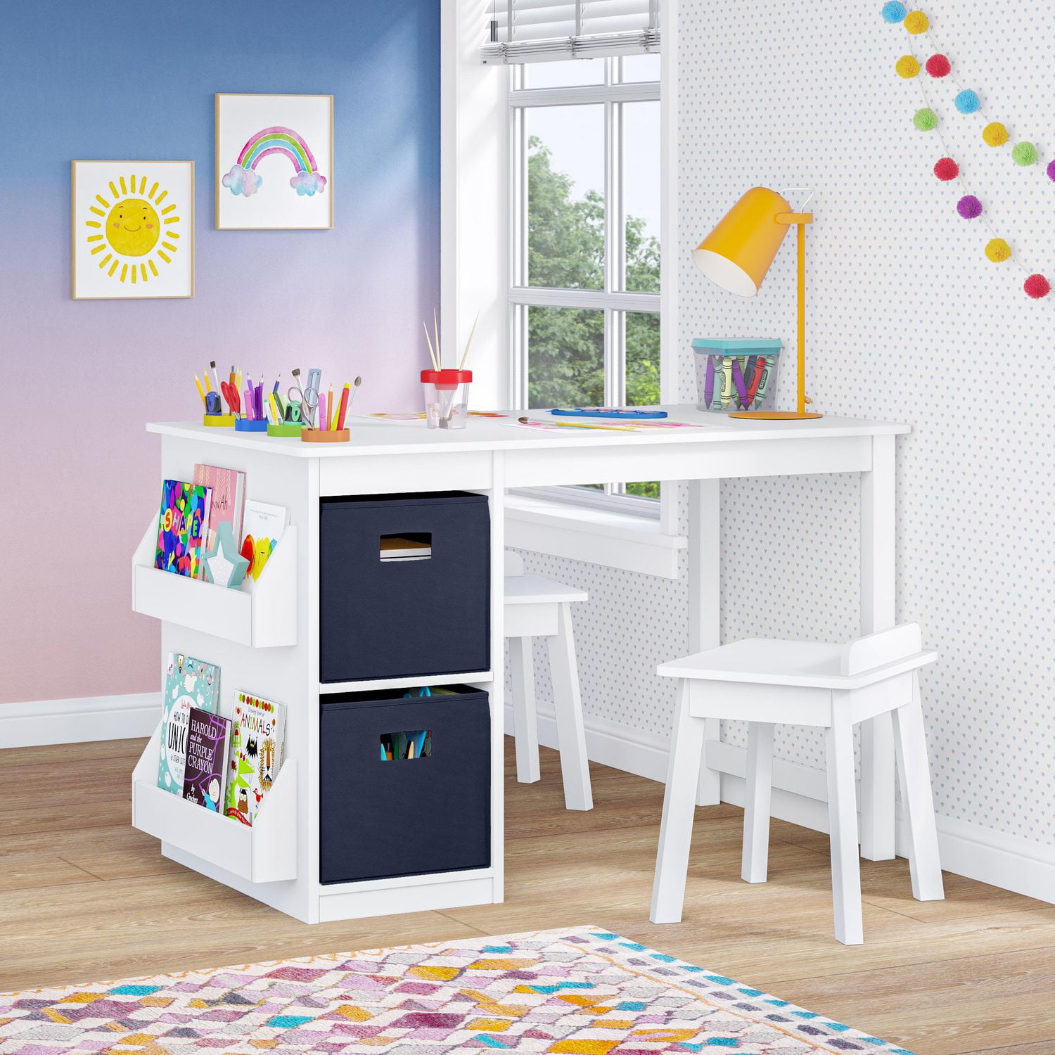 Ensemble de Chaises Pour Enfants 2 pièces - Blanc