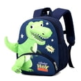 thumbnail image 2 of TIEVOSA Children'S Bag Kindergarten Preschool Class Cartoon Dinosaur Backpack Anti Walk Lost Rope School Bag, 2 of 8