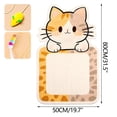 thumbnail image 2 of Vertical Wall-Mounted Cat Scrratcher Pad with Sisal Surface, Includes Random Toy for Furniture Protection, Space-Saving Solution for Indoor Cats Hzhnb | 100%Polyester, A, 2 of 6