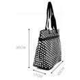 thumbnail image 4 of English Newspapers Reusable Foldable Shopping Bag 2 in 1 Home Supermarket Large Capacity Bag, 4 of 5