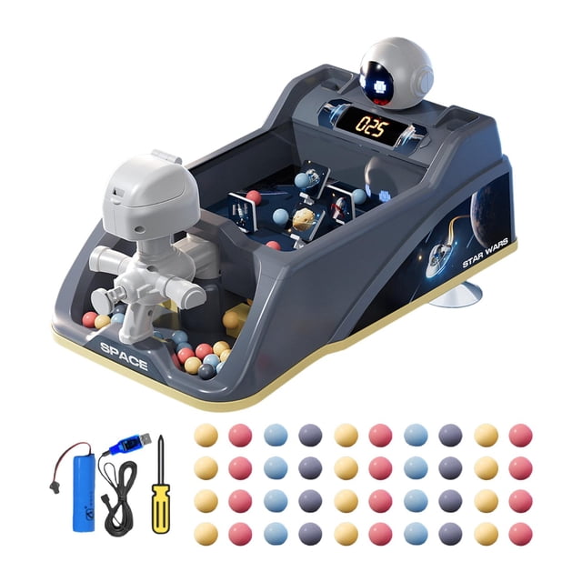 Milaget Pinball Machine Brain Training Game for Preschool Birthday Gift Ages 3 4 5 6 USB Charging