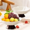 thumbnail image 1 of Fruit Serving Tray | Vegetable Plate with Detachable Base | Drainage Platter for Snacks Candy | Lightweight Plastic Serving Dish for Home Kitchen Dining Room Living Room Party Picnic, 1 of 6