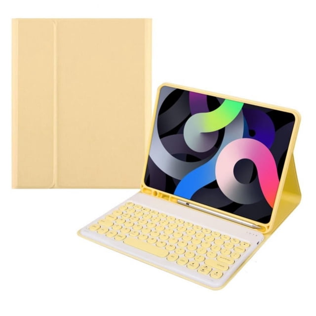 iPad Air 4th Generation 10.9 Keyboard Case Slim Smart Keyboard Case Bluetooth Keyboard Built-in Pencil Holder