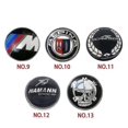 thumbnail image 3 of Bmw Front And Rear Hood Logonormal Black And White82mm4 Packs, 3 of 3