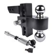 thumbnail image 2 of Trailer Hitches Fits 2-Inch Receiver, 6-Inch Drop/Rise Drop Hitch 12,500 LBS Tow Hitch, 2 of 5