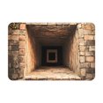 thumbnail image 2 of Multicolour Entrance Door Mat, Absorbent Nonslip Foot Mat with Stereoscopic Visual Effect, Decorative Floor Covering for Home, Bathroom, and Kitchen, 60x40 cm, 2 of 6