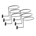 thumbnail image 4 of 6pcs Metal Helmet Holder Wall Mount Hat Ball Wig Rack Hanger Hook Stand-Vinsniv, 4 of 4