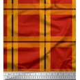 thumbnail image 1 of Soimoi Rayon Fabric Check Check Print Fabric by the Yard 56 Inch Wide, 1 of 5
