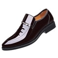 thumbnail image 1 of RKSTN Chaussures Habillées pour Hommes Mode Décontractée à Bout Pointu Chaussures en Cuir Confortables Chaussures Décontractées Chaussures en Cuir pour Hommes, 1 of 7