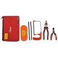 thumbnail image 1 of 820 Hand Tool Set For Home Set 4 Pcs Plus, Free Tool Kit | Wire Stripper, Plier, Blades, Rectangle Screwdriver With Tool Kit Bag | Care Instructions: Dust Regularly Tool | Steel Tool, 1 of 5