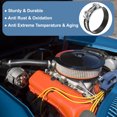 thumbnail image 4 of T-Bolt Hose Clamp, Rubber Cushioned Intake Intercooler Pipe Tube Clamps Stainless Steel Radiator Hose Clamp 113-121mm, 4 of 6
