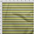 thumbnail image 3 of oneOone Tissu Polyester Imprimé à Rayures Horizontales par la Cour 56 Pouces de Large, 3 of 4