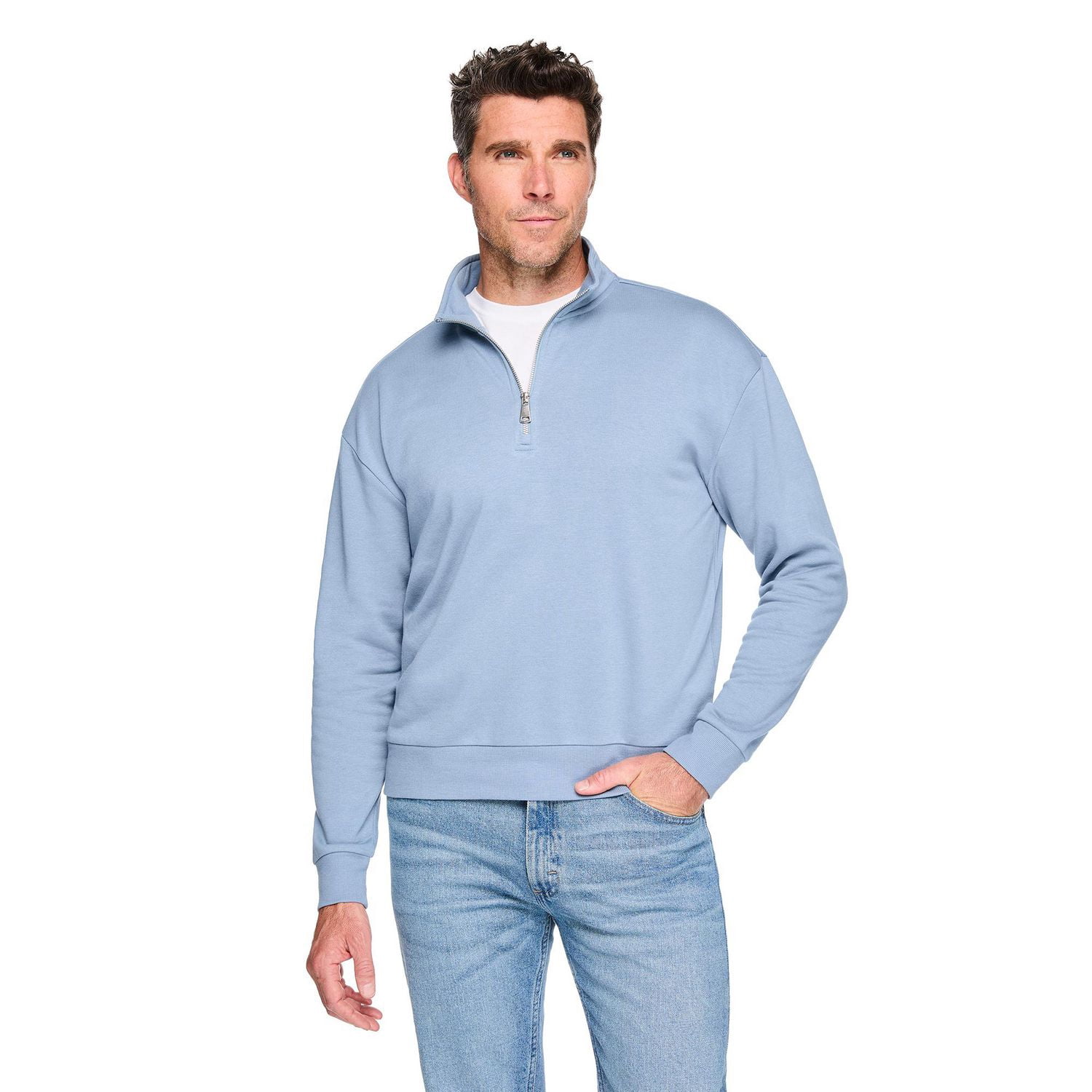 George Men's Quarter Zip Sweatshirt