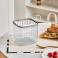 thumbnail image 4 of SLYNSHome Mini Desktop Trash Can Press Lid Organizer for Tidy Desk Storage - White - L, 4 of 7