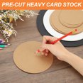 thumbnail image 4 of 24 Pcs Circle Card Stock, 6.7 Inch Cardstock Paper Circles for Craft, White, 4 of 7