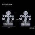 thumbnail image 3 of IROINID Casse-Tête en Cristal 3D Scie Gigogne Clair Douze 12 Constellations Astrologie Flash Lumière DEL, 3 of 3