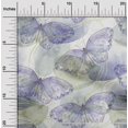thumbnail image 2 of oneOone Silk Tabby Medium Purple Fabric Butterflies Sewing Craft Projects Fabric Prints By Yard 42 Inch Wide, 2 of 5