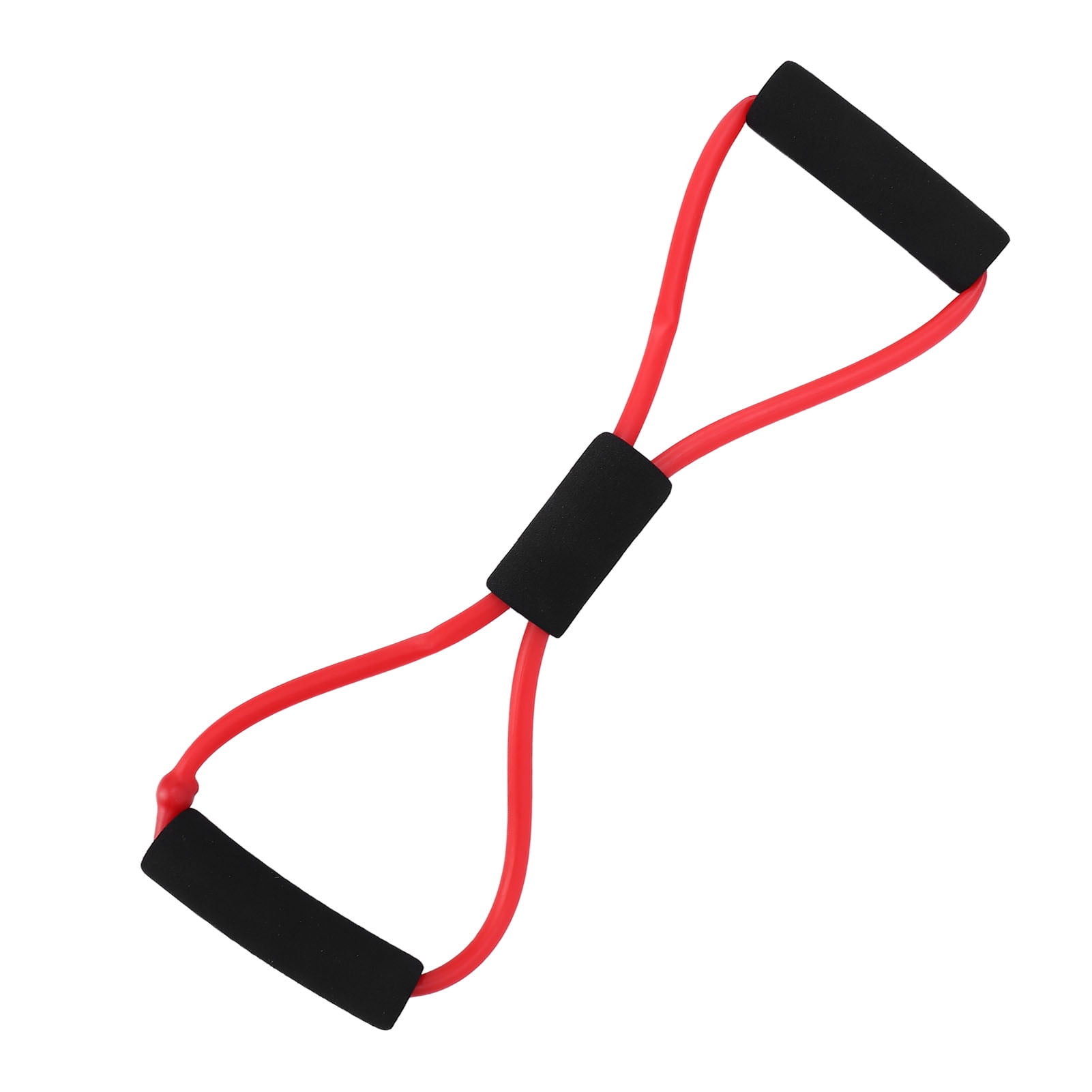 Body Shaping Resistance Band, Resistance Band The Handle Is Wrapped By Foam Multi-functional Resistance Band  For Office For Outdoors For Life For Home Red