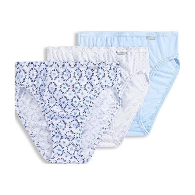 Jockey Femmes 100 % Coton Elance Coupe Française - Lot de 3