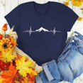 thumbnail image 2 of EQWLJWE Femmes Tops Oversize Graphique Print Tee-Shirt en Vrac Manches Courtes Col Rond Épaule Décontractée Tee-Shirt Dégagement, 2 of 3