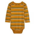 thumbnail image 1 of George Baby Boys' Long-Sleeve Printed Bodysuit, 1 of 1