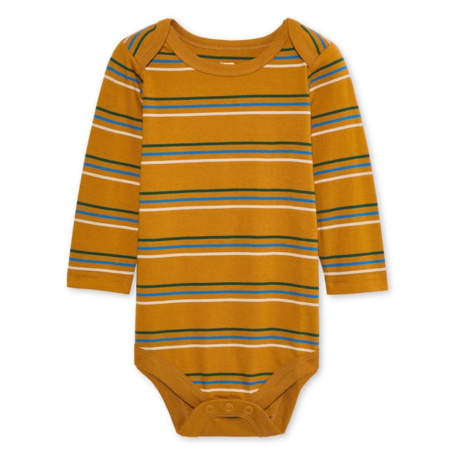 George Baby Boys' Long-Sleeve Printed Bodysuit