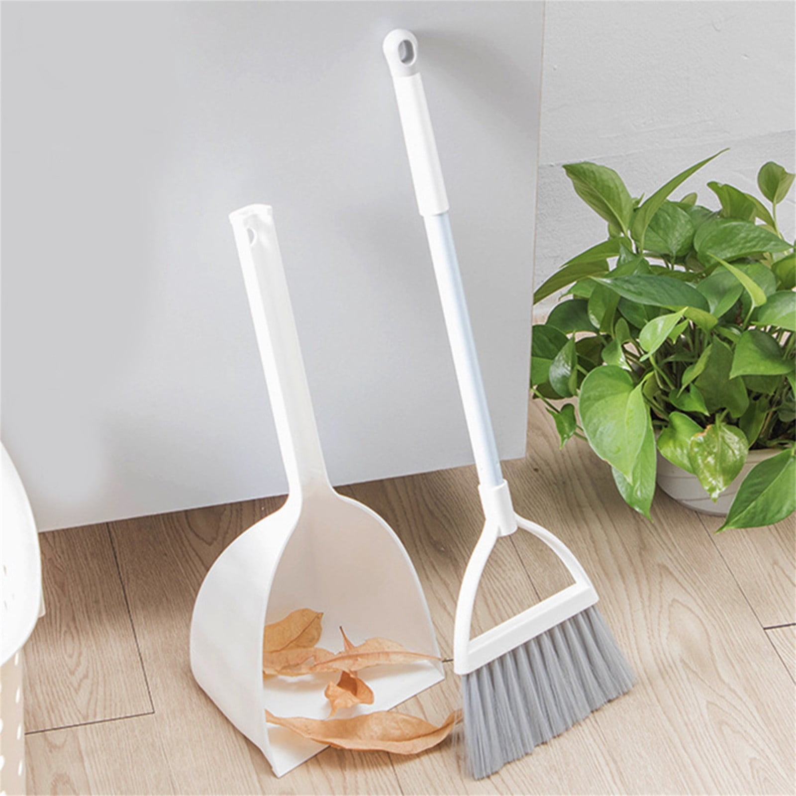 Mini Broom with Dustpan, Broom and Dustpan Set for Boys and Girls, Small Brooms and Dustpan Set, Mini Brooms and Dustpan, Little Housekeeping Helper Set