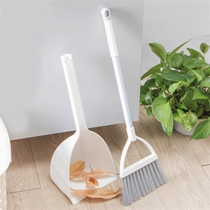 Mini Broom with Dustpan, Broom and Dustpan Set for Boys and Girls, Small Brooms and Dustpan Set, Mini Brooms and Dustpan, Little Housekeeping Helper Set