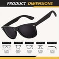 thumbnail image 4 of 2pcs Polarized Glasses For Men And Women, Semi-Rimless Frame Driving Glasses, 4 of 5