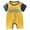 Yellow, variant on vigerkar Baby Boy Girl Romper Toddler Boys Girls Sleeveless Jumpsuit Clothes Snap One Piece Outfit Bamboo Viscose (Orange, 9-12 Months)