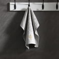 thumbnail image 1 of Qaailabf 13x13 Inch Square Face Towel Cotton Blend Quick Dry Bath Towel Ultra Soft Absorbent Wash Cloth for Bathroom Spa Hotel Home Daily Use, Machine Washable Single pcs White Orange Gray Blue Dark, 1 of 6