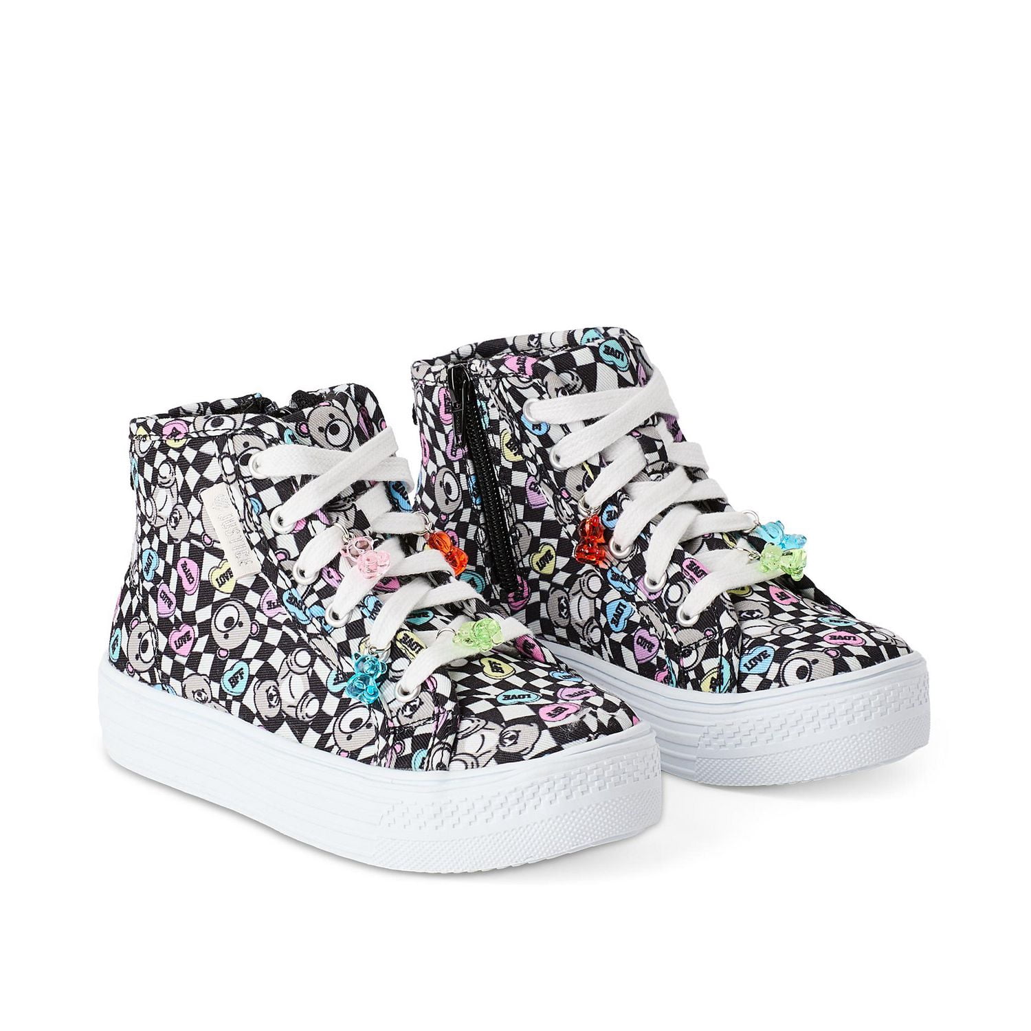 Justice Girls' High Top Sneakers