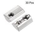 thumbnail image 2 of Unique Bargains Rouleau M6 en T-nut à Ressort avec Boule pour Rail Série 4040 avec Fente de 8mm Lot de 30, 2 of 5