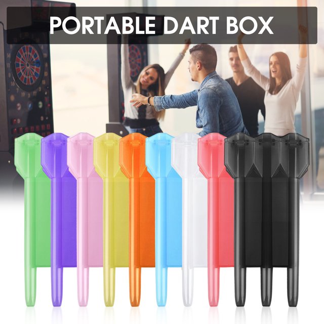 Étui Universel de Protection pour Fléchettes Transparent, Transport Pratique, Boîte de Rangement Portable pour Fléchettes, Accessoires pour Fléchettes
