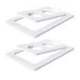 thumbnail image 3 of Esquirla 2 Pcs Supports Inclinés pour Haut-Parleurs de Bureau Support de Haut-Parleur de Table en Fer pour Bibliothèque Blanc G, 3 of 8