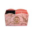 thumbnail image 2 of ZheElen Barber Storage Box Compartments Hairbrush Comb Scissors Display Rack Styling Organizer Dresser Table Cosmetic Professional Black Pink, 2 of 6