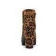 thumbnail image 2 of Unique Bargains Bottes Chelsea à Plateforme à Talons Hauts Épais à Fermeture Éclair pour Femmes, 2 of 8