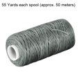 thumbnail image 2 of Unique Bargains Gray Polyester Waxed Leather Sewing Thread, 55 Yards, 2 of 6