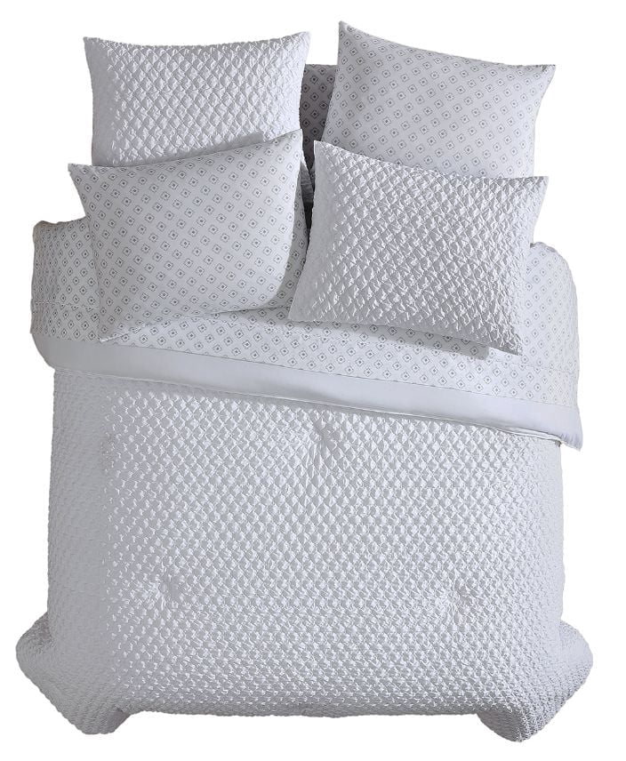 Mainstays Micro Texture 7-Piece Bed in a Bag Set