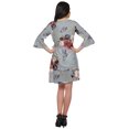 thumbnail image 3 of Moomaya Peignoirs Imprimés pour Femmes Peignoir Kimono Doux Tenue de Nuit Peignoir d'Été, 3 of 5