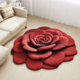 thumbnail image 2 of Yhmxh 3 D Flower Mat Soft Carpet Non-Slip Area Carpet Dining Room Home Bedroom Carpet Floor Washable Rug Anti-slip Rug Decorative Rug Rugs for Living Room Outdoor Rug Bathroom Rugs Kithchen Rug, 2 of 5