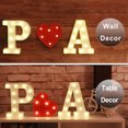 thumbnail image 3 of LED Marquee Letter Lights Sign, Light Up Alphabet Letter for Home Party Wedding Decoration(R）, 3 of 8